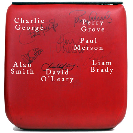 Arsenal Highbury Stadium Directors Padded Seat Hand Signed by 6 Legends + COA