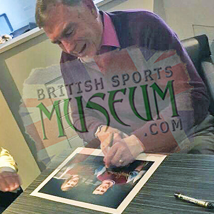 Billy Bonds and Trevor Brooking West Ham United Legends Hand Signed Photograph 23x19" Framed