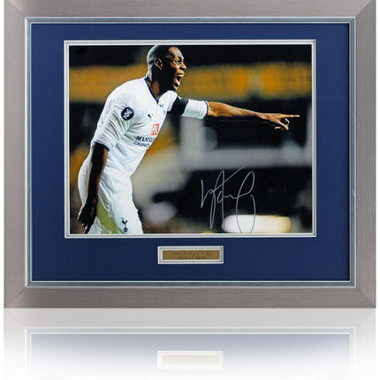 Ledley King Tottenham Hotspur Hand Signed 2008 League Cup Photograph 23x19" Framed