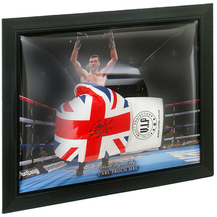 Carl "The Cobra" Froch Hand Signed Boxing Glove Dome Display