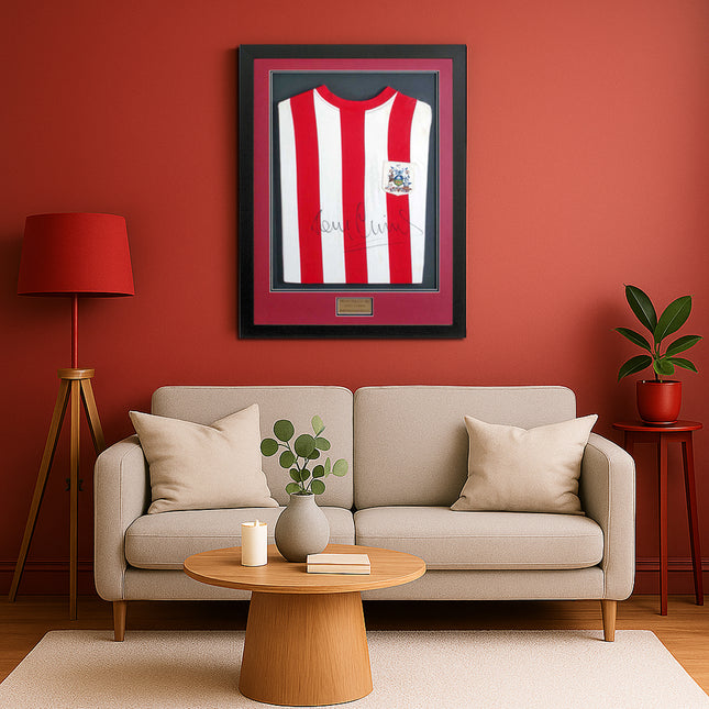 Tony Currie Sheffield United Legend Hand Signed Retro Football Shirt