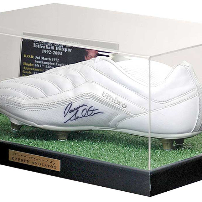 Darren Anderton Hand Signed Tottenham Hotspur Football Boot Presentation