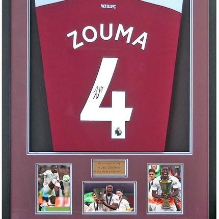 Kurt Zouma Europa Conference League Winner West Ham Hand Signed Shirt