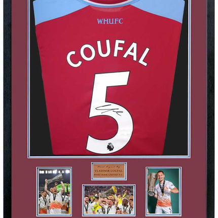 Vladimir Coufal Europa Conference League West Ham Hand Signed Shirt