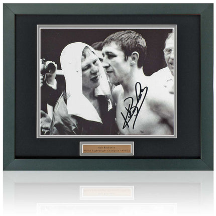 Ken Buchanan Boxing Legend Hand Signed Photograph 11x14" Framed