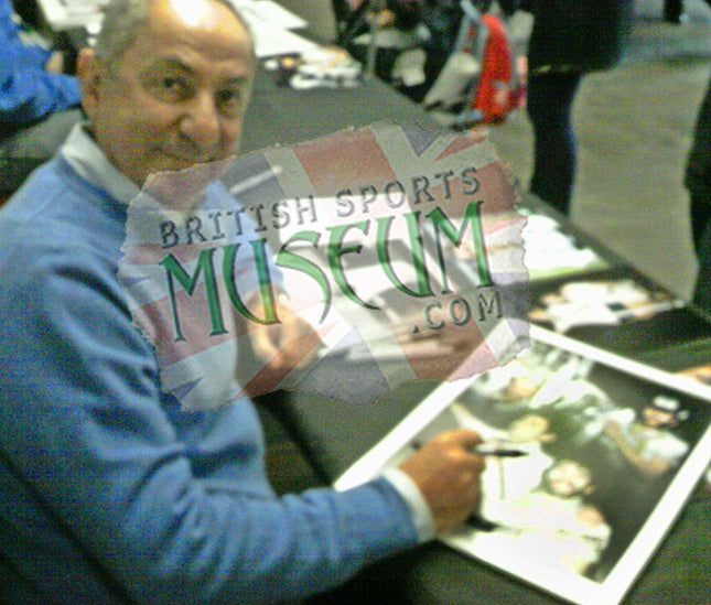 Ossie and Ricky Tottenham Hotspur Legends Hand Signed Montage 23x19" Framed