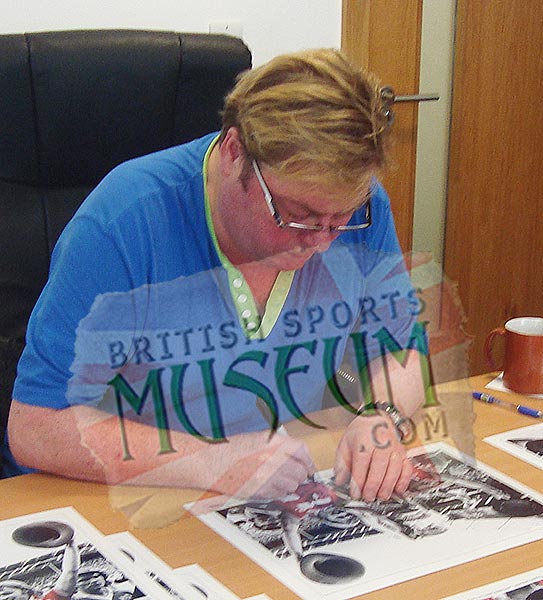 Jimmy and Brian Greenhoff Manchester United Legends Hand Signed Photograph 23x19" Framed