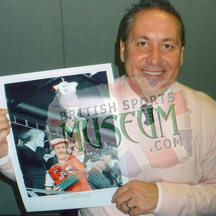 Kenny Sansom Arsenal Legend 1987 League Cup Hand Signed Montage 23x19" Framed