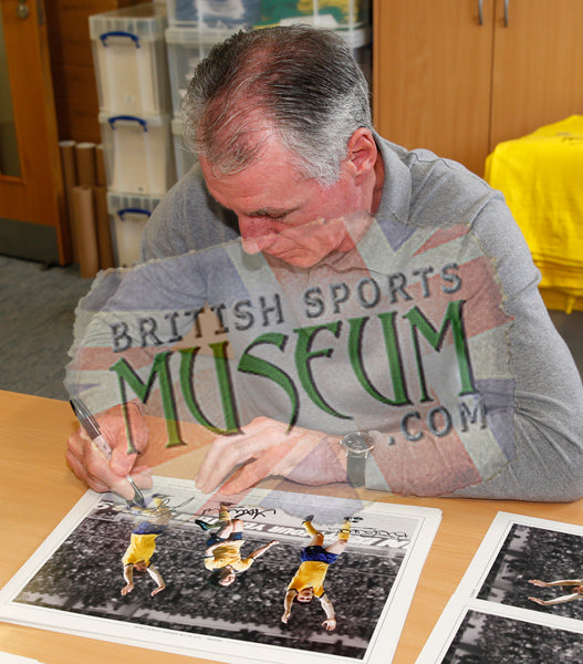 Talbot, Sunderland and Stapleton Hand Signed Arsenal 1979 FA Cup Photograph 23x19" Framed