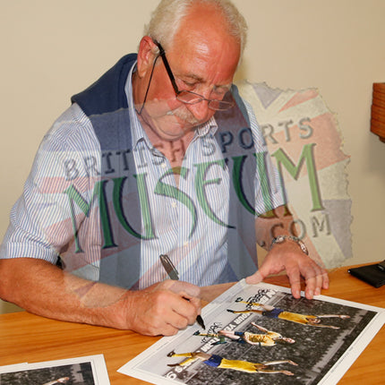 Talbot, Sunderland and Stapleton Hand Signed Arsenal 1979 FA Cup Photograph 23x19" Framed