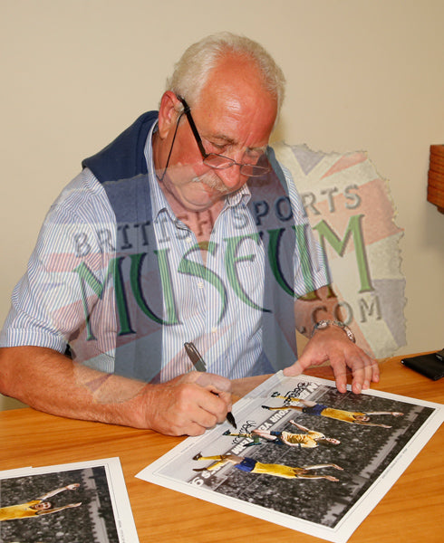 Talbot, Sunderland and Stapleton Hand Signed Arsenal 1979 FA Cup Photograph 23x19" Framed