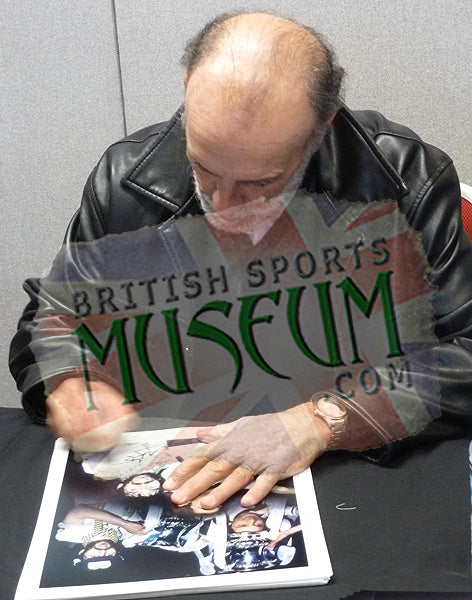 Ossie and Ricky Tottenham Hotspur Legends Hand Signed Montage 23x19" Framed