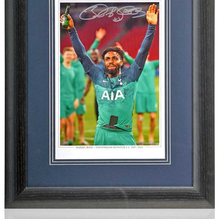 Danny Rose Tottenham Hotspur Hand Signed Photograph 15x19" Framed