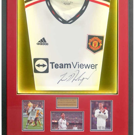 Marcus Rashford Manchester United Hand Signed LED Lit Football Shirt