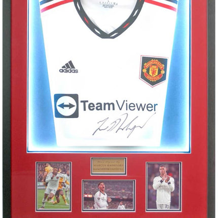 Marcus Rashford Manchester United Hand Signed LED Lit Football Shirt