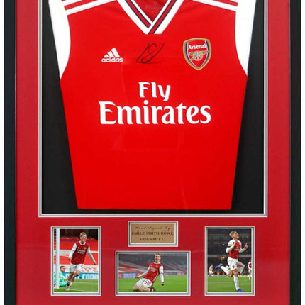 Emile Smith Rowe Arsenal Hand Signed Home Shirt