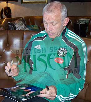 Peter Reid Hand Signed Everton Photograph 15x19" Framed