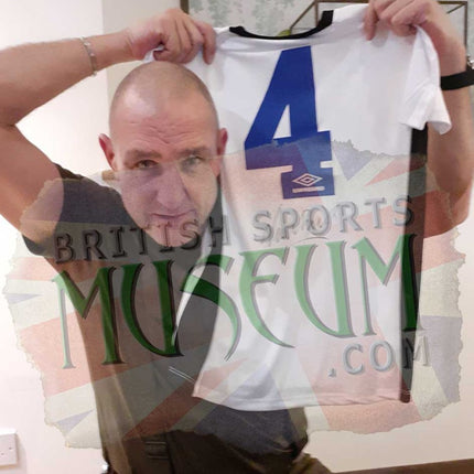 Vinnie Jones Autographed Leeds United Shirt Framed Memorabilia