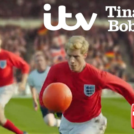 Retro Football 1966 World Cup Replica 25 Panel Size 5 Orange Leather Ball New Unbranded