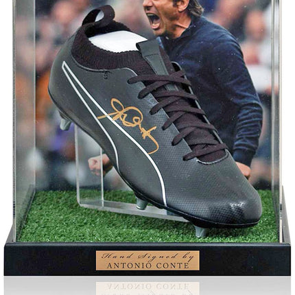 Antonio Conte Tottenham Hotspur Hand Signed Football Boot Presentation