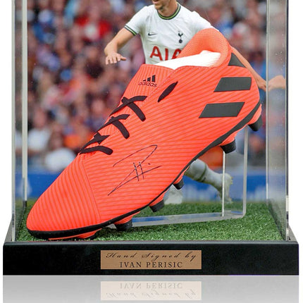 Ivan Perisic Tottenham Hotspur Hand Signed Football Boot Presentation