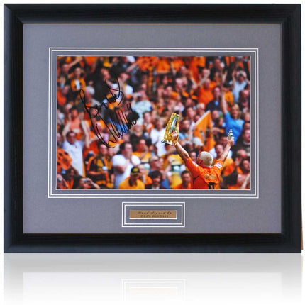 Dean Windass Hull City Hand Signed 2008 Play-Off Photograph 23x19" Framed