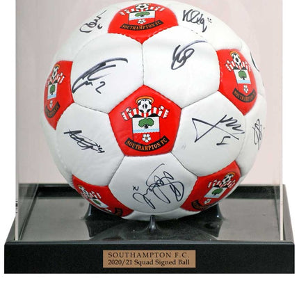 Southampton FC Autographed Football Hand Signed by 2020/21 First Team Squad Club COA