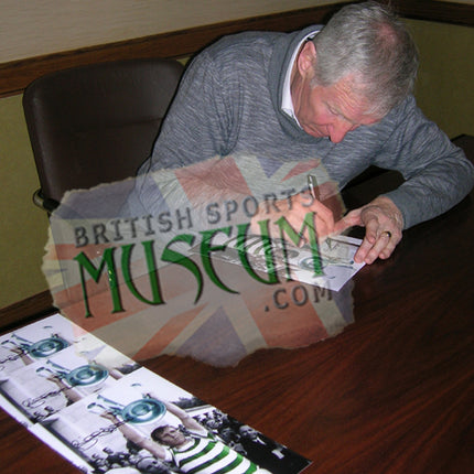Billy McNeill Celtic Legend Hand Signed Lisbon Lions Photograph 15x19" Framed