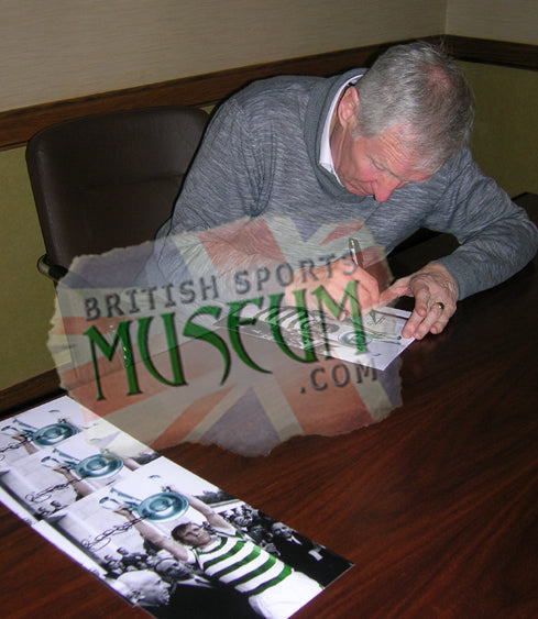 Billy McNeill Celtic Legend Hand Signed Lisbon Lions Photograph 15x19" Framed