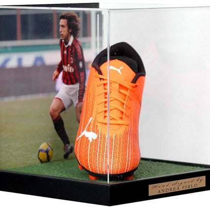 Andrea Pirlo AC Milan Hand Signed Football Boot Display