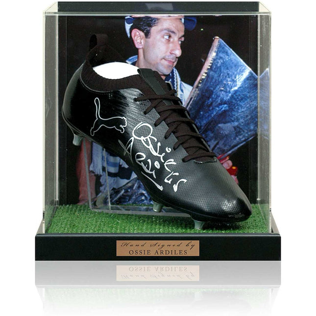 Ossie Ardiles Tottenham Hotspur Hand Signed Football Boot Presentation
