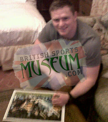 Chris Ashton Rugby Union Legend Hand Signed England Montage 23x19" Framed