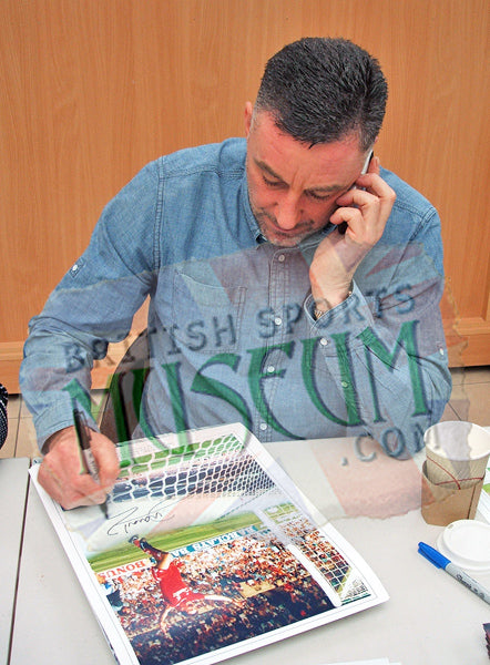 John Aldridge Liverpool Legend Hand Signed 1989 FA Cup Montage 23x19" Framed