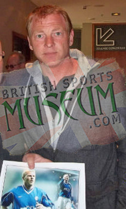 Jorg Albertz Rangers Legend Hand Signed Montage 23x19" Framed