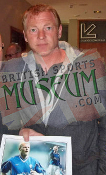 Jorg Albertz Rangers Legend Hand Signed Montage 23x19" Framed