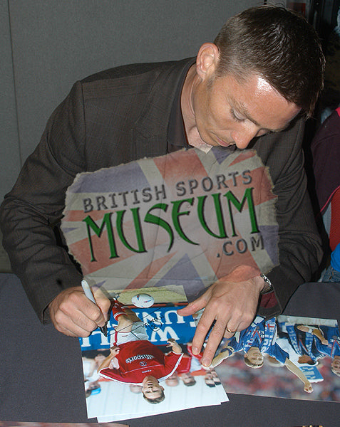 Matt Holland Charlton Athletic Legend Hand Signed Photograph 15x19" Framed