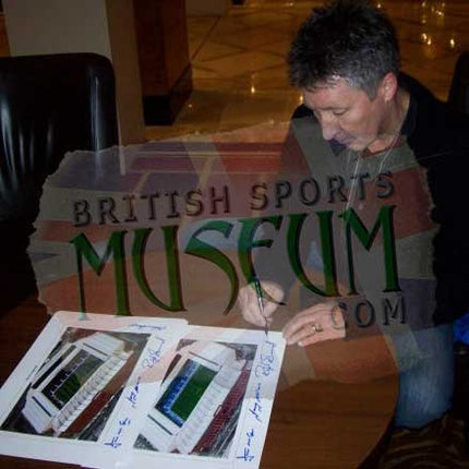 Rangers Hand Signed by 12 Legends Ibrox Photo Presentation 23x19" Framed