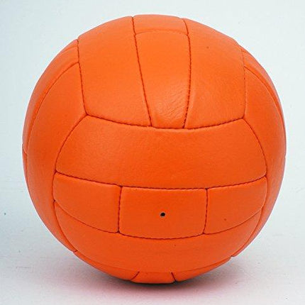 Retro Football 1966 World Cup Replica 25 Panel Size 5 Orange Leather Ball New Unbranded