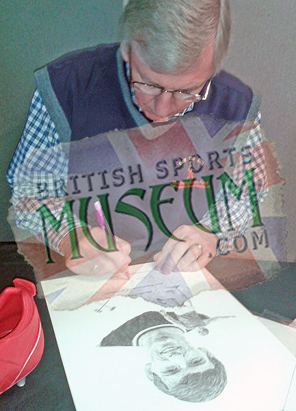 Martin Peters West Ham United Legend Hand Signed Art Print 23x19" Framed