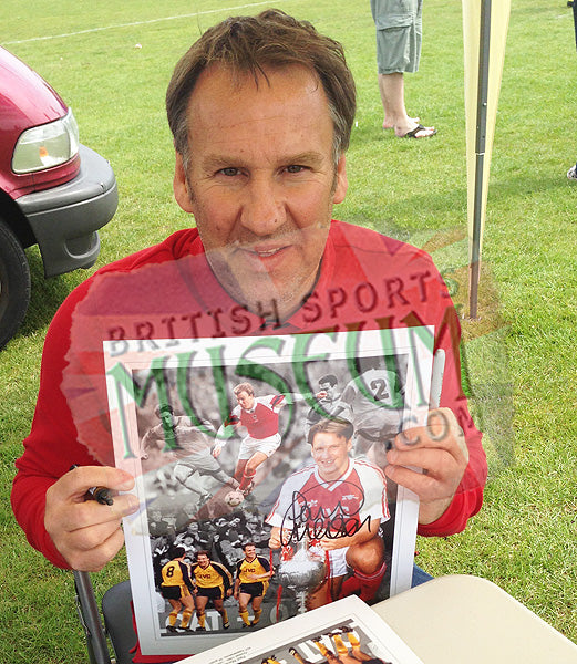 Paul Merson Arsenal Legend Hand Signed Montage 23x19" Framed
