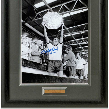 Roy McFarland Derby County Hand Signed Photograph 23x19" Framed