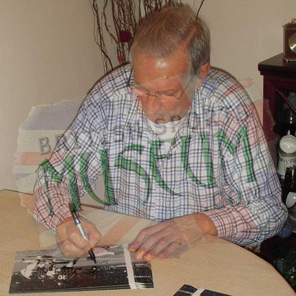 Neil Young Manchester City Legend Hand Signed Photograph 15x19" Framed