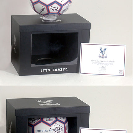 Crystal Palace 2017/18 First Team Squad Hand Signed Official Football With Club