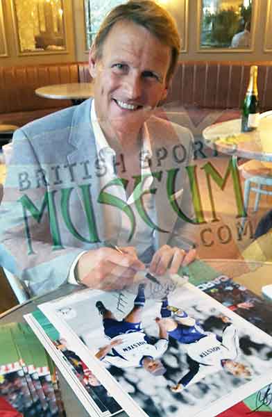 Sheringham and Ferdinand Hand Signed Tottenham Hotspur Montage 23x19" Framed