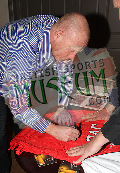 Perry Groves Arsenal Legend Hand Signed Retro Home Shirt