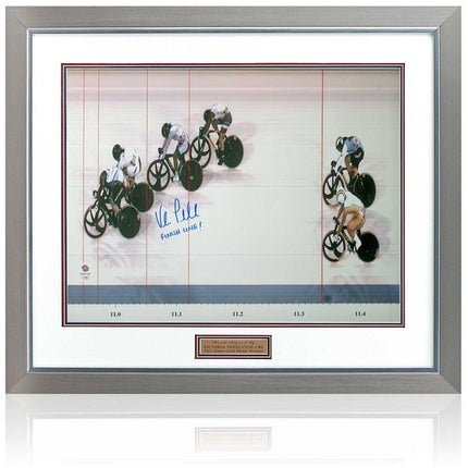 Victoria Pendleton Olympic Legend Hand Signed 2012 London 20x16'' Photograph COA