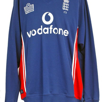 Steve Harmison MBE Retro Match Worn England ODI Shirt Cricket Sweater
