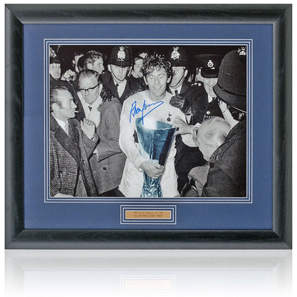 Alan Mullery Tottenham Hotspur Legend Hand Signed Photograph 23x19" Framed