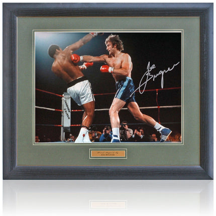 Joe Bugner Boxing Legend Hand Signed Photograph 23x19" Framed