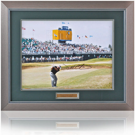 Darren Clarke Golf Legend Hand Signed Photograph 23x19" Framed